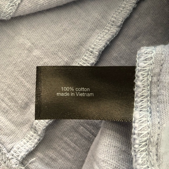 Lane Bryant Blue Eyelet Blouse Size 18/20 Boho Cottagecore Flutter Sleeve Cotton - Picture 12 of 14